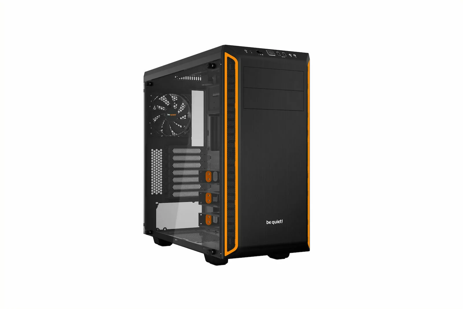 Be Quiet Pure Base 600 Window Gaming Midi Tower Κουτί Υπολογιστή Πορτοκαλί - Image 1