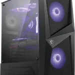 MSI MAG Forge 100M Gaming Midi Tower Κουτί Υπολογιστή με Πλαϊνό Παράθυρο και RGB Φωτισμό Μαύρο