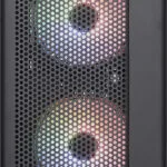 Aerocool Hexform Gaming Mini Tower Κουτί Υπολογιστή με Πλαϊνό Παράθυρο Μαύρο