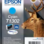 Epson T1302XL Γνήσιο Μελάνι Εκτυπωτή InkJet Κυανό (C13T13024010 C13T13024012)