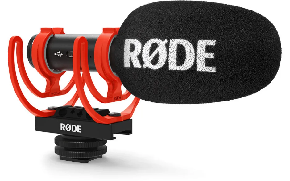 20220128121657_rode_pyknotiko_mikrofono_3_5mm_usb_type_c_video_mic_go_ii_topothetisi_shock_mounted_clip_on_gia_kamera Rode Video Mic Go II Electret Μικρόφωνο Shock Mounted για Κάμερα - Image 1