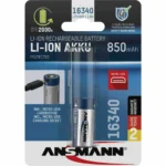 Ansmann Akku Επαναφορτιζόμενη Μπαταρία 16340 Li-ion 850mAh 3.6V 1τμχ