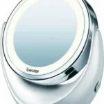 Beurer Καθρέπτης Μακιγιάζ Επιτραπέζιος με Φως Zoom x5 11cm Ασημί 58401