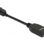 DeLock Μετατροπέας mini DisplayPort male σε DisplayPort female 1τμχ 65978