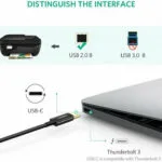 Ugreen US241 USB 2.0 Cable USB-C male - mini USB-B Μαύρο 2m 50446