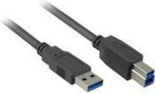 Sharkoon USB 3.0 Cable USB-A male - USB-B male 1m (4044951015634) - Image 1