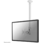 Newstar FPMA-C100WHITE Βάση Τηλεόρασης Οροφής με Βραχίονα έως 30" και 12kg
