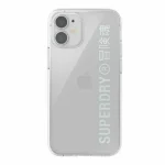 Superdry Snap Back Cover Σιλικόνης Ασημί (iPhone 12 mini) 42590