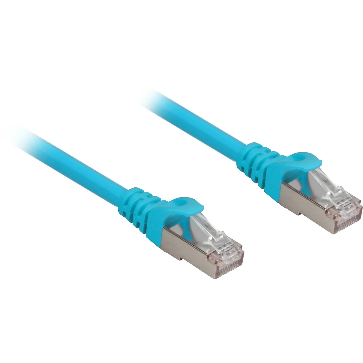Sharkoon S/FTP Cat.6a Καλώδιο Δικτύου Ethernet 0.5m Μπλε 1τμχ - Image 1