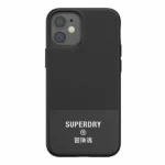 Superdry Molded Canvas Back Cover Σιλικόνης / Υφασμάτινο Μαύρο (iPhone 12 mini) 42584