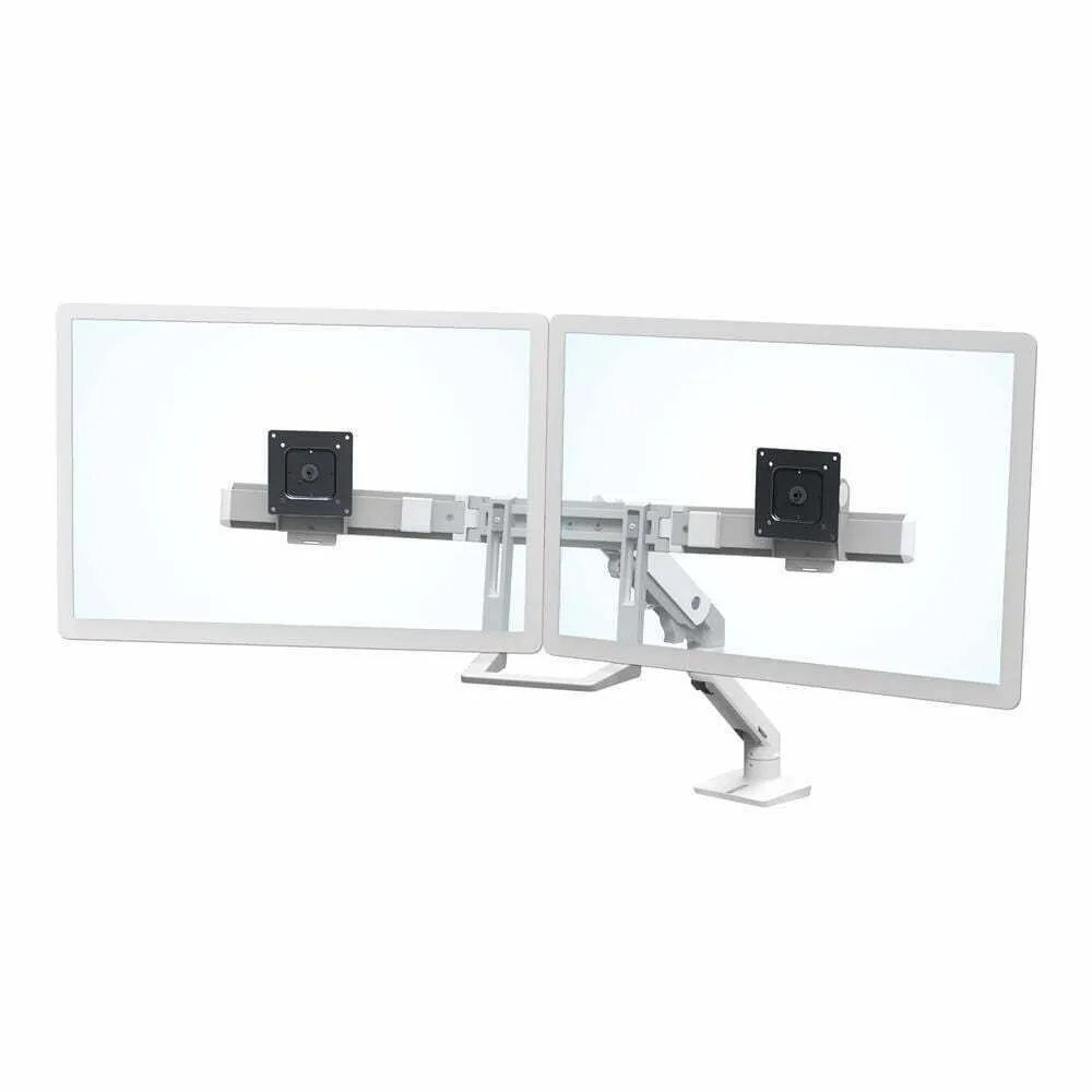 Ergotron HX Επιτραπέζια Βάση για 2 Οθόνες έως 32" με Βραχίονα Λευκή - Image 1