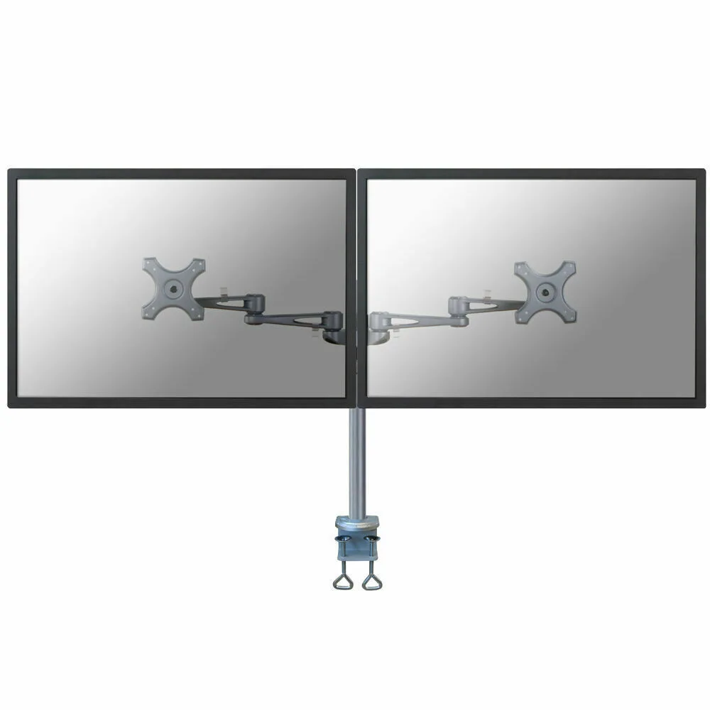 Newstar FPMA-D935D Βάση Γραφείου για 2 Οθόνες έως 27" με Βραχίονα Ασημί - Image 1
