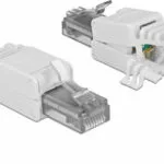 DeLock Βύσμα RJ-45 male 2τμχ Λευκό (86417)