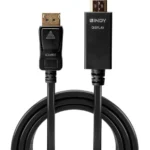 Lindy Cable DisplayPort male - HDMI female 5m Μαύρο (36924)