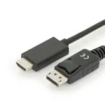 Digitus Cable DisplayPort male - HDMI male 3m Μαύρο (AK-340303-030-S)