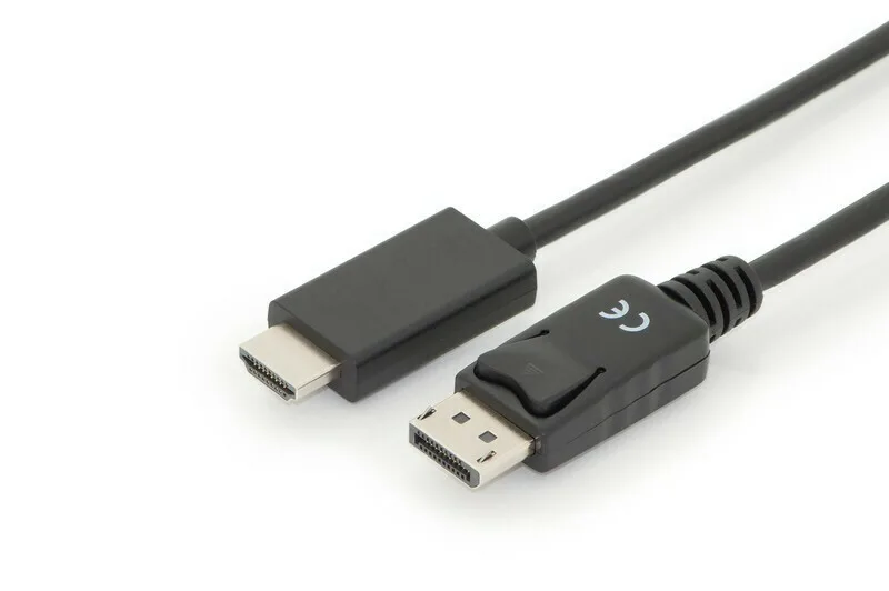 Digitus Cable DisplayPort male - HDMI male 3m Μαύρο (AK-340303-030-S) - Image 1