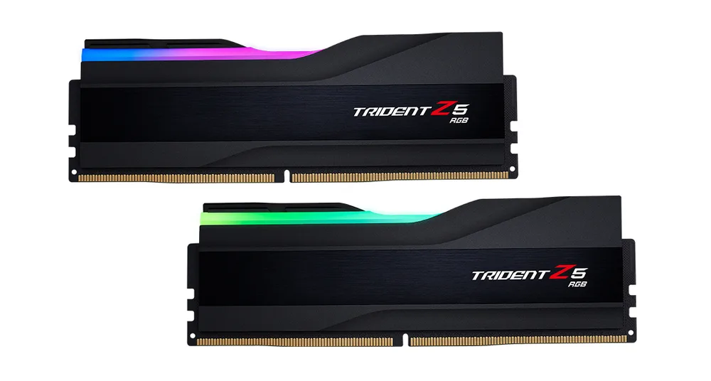 G.Skill Trident Z5 RGB DDR5 32GB RAM με 2x16GB Modules και Ταχύτητα 6000 για Desktop F5-6000J3636F16GX2-TZ5RK - Image 1