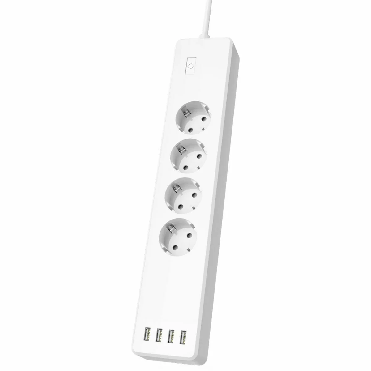HAMA Smart Πολύπριζο 4 Θέσεων με 4 USB-A, Διακόπτη και Καλώδιο 1.7m 00176574 - Image 1