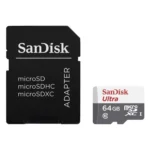 Sandisk Ultra microSDXC 64GB Class 10 UHS-I με αντάπτορα