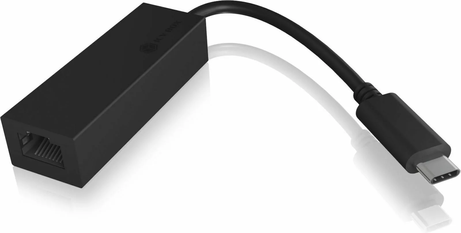 Icy Box IB-LAN100-C3 USB-C Αντάπτορας Δικτύου για Ενσύρματη σύνδεση Gigabit Ethernet - Image 1