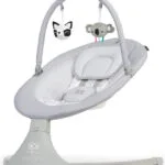 Kinderkraft Ηλεκτρικό Relax Μωρού Luli με Μουσική Grey για Παιδί έως 9kg KKBLULIGRY0000
