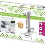 Techly Βάση Projector Οροφής ICA-PM-18S με Μέγιστο Φορτίο 13.5kg Ασημί