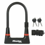 Master Lock Αντικλεπτικό Πέταλο Μοτοσυκλέτας Μαύρο Χρώμα P34249