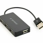 Gembird UHB-U2P4-04 USB 2.0 Hub 4 Θυρών με σύνδεση USB-A
