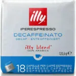 Illy Κάψουλες Espresso Decaffeinato Decaffeine Συμβατές με Μηχανή Iperespresso 18caps 01-04-0203