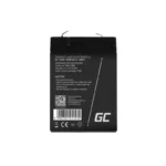 Green Cell Μπαταρία UPS με Χωρητικότητα 5Ah και Τάση 6V AGM11