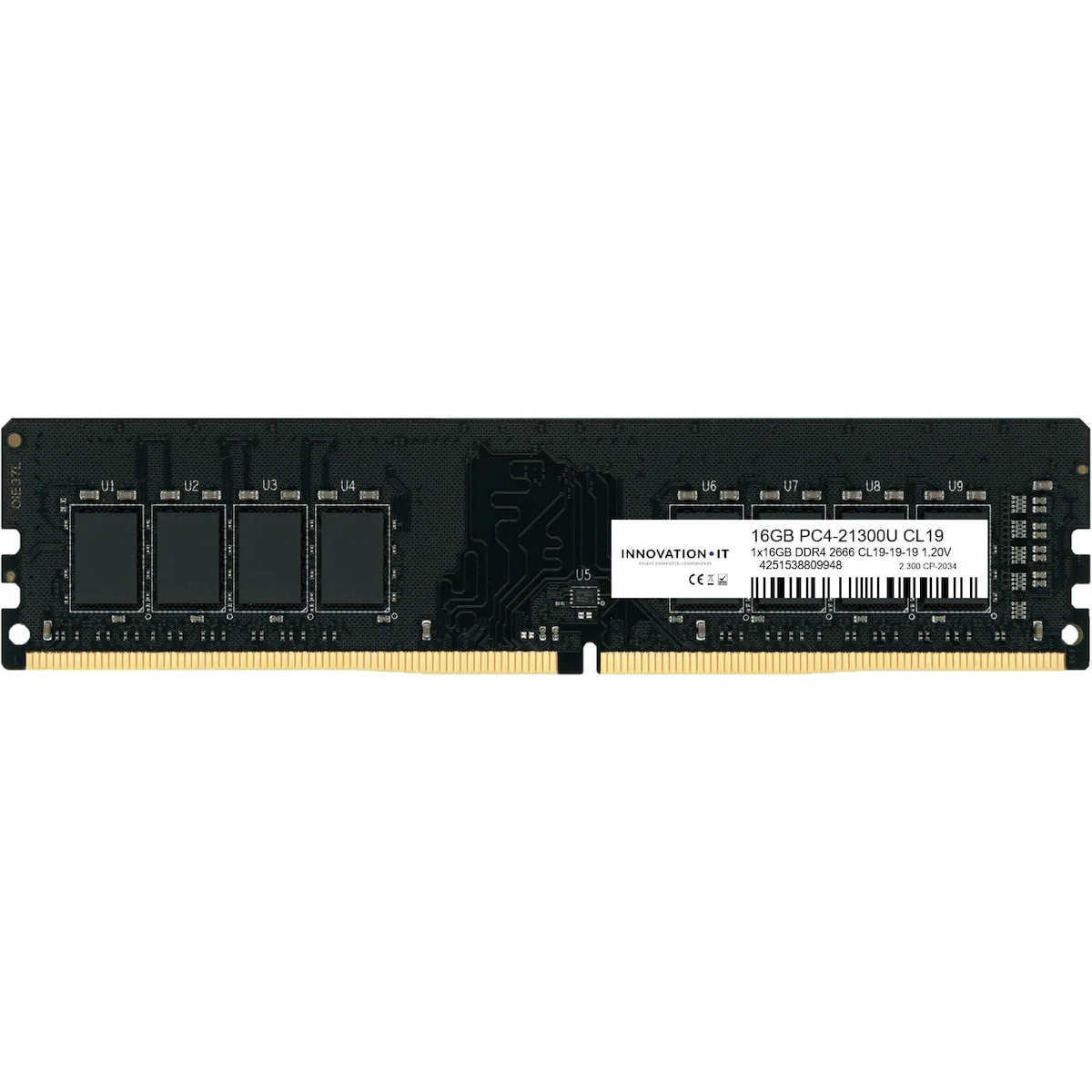 Innovation IT DDR4 με Module 1x16GB και Ταχύτητα 2666 για Desktop 16G26662GS - Image 1