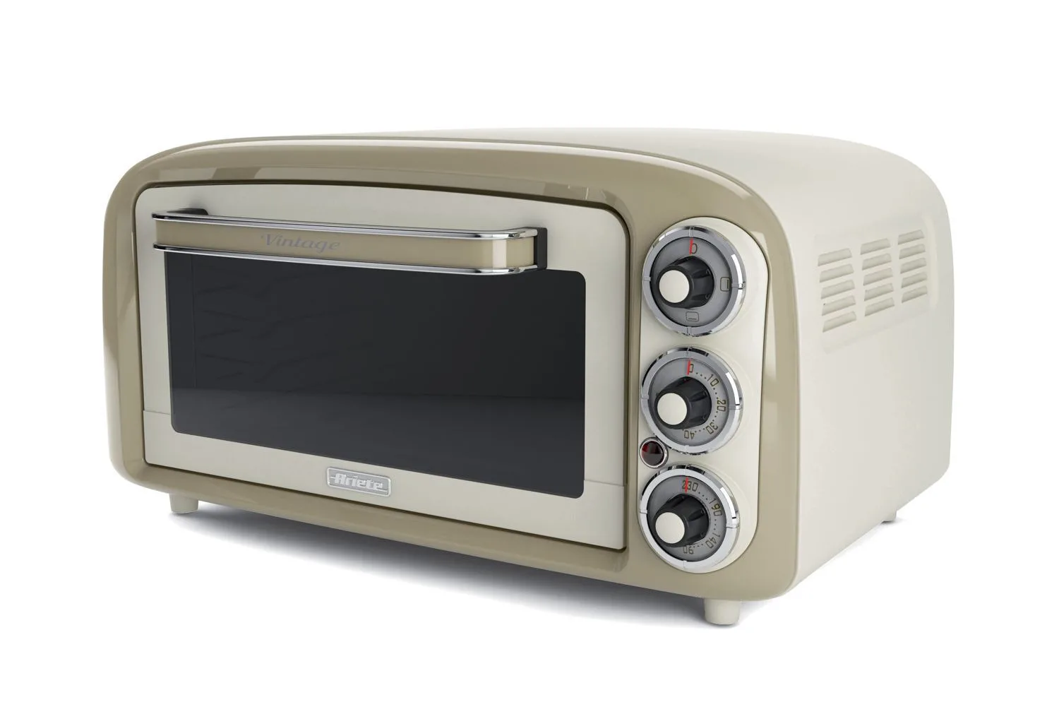 Ariete Vintage 0979/03 00C097903AR0 Ηλεκτρικό Φουρνάκι 18lt Χωρίς Εστίες Beige - Image 1