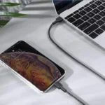 Aukey CB-CL03 Braided USB-C to Lightning Cable Μαύρο 2m (ITAN1004513)