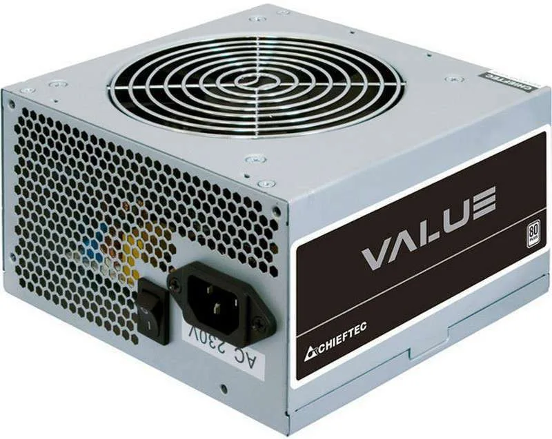 Chieftec Value Series 500W Γκρι Τροφοδοτικό Υπολογιστή Full Wired 80 Plus Standard - Image 1