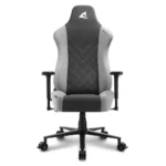 Sharkoon SKILLER SGS30 Fabric Καρέκλα Gaming Δερματίνης με Ρυθμιζόμενα Μπράτσα Black/Grey
