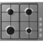 Candy Idea Εστία Υγραερίου Αυτόνομη Inox 56x48εκ. Ασημί CHW6LX