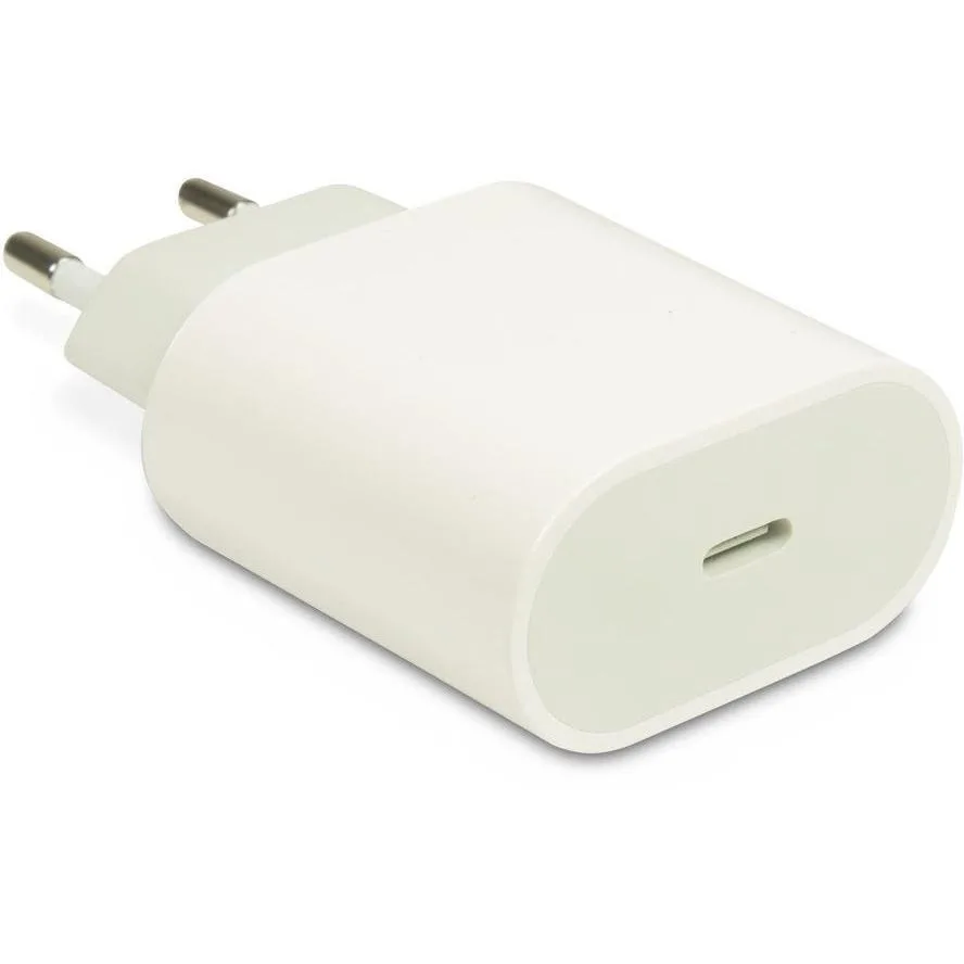 Inter-Tech Φορτιστής Χωρίς Καλώδιο με Θύρα USB-C 20W Power Delivery Λευκός (88882210) - Image 1