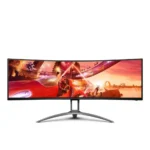 AOC Agon AG493UCX2 Ultrawide VA HDR Curved Gaming Monitor 48.8" 5120x1440 165Hz με Χρόνο Απόκρισης 4ms GTG