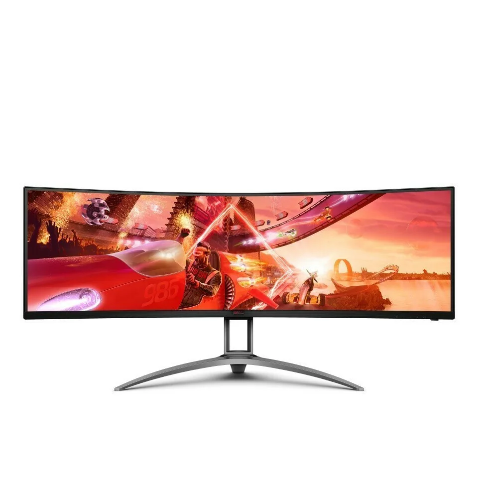 20220301103016_aoc_agon_ag493ucx2_curved_gaming_monitor_48_8_5120by1440_165hz AOC Agon AG493UCX2 Ultrawide VA HDR Curved Gaming Monitor 48.8" 5120x1440 165Hz με Χρόνο Απόκρισης 4ms GTG - Image 1