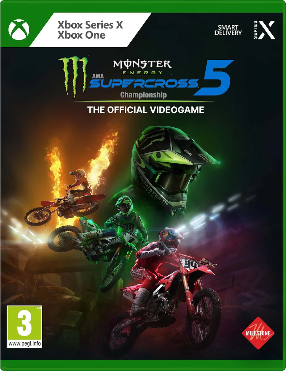 20220301123304_monster_energy_supercross_the_official_videogame_5_xbox_one_series_x_game Monster Energy Supercross - The Official Videogame 5 Xbox Series X Game - Image 1