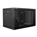 Lanberg Επιτοίχια Καμπίνα Rack 6U 60x45x37.9cm Μαύρο WF01-6406-10B