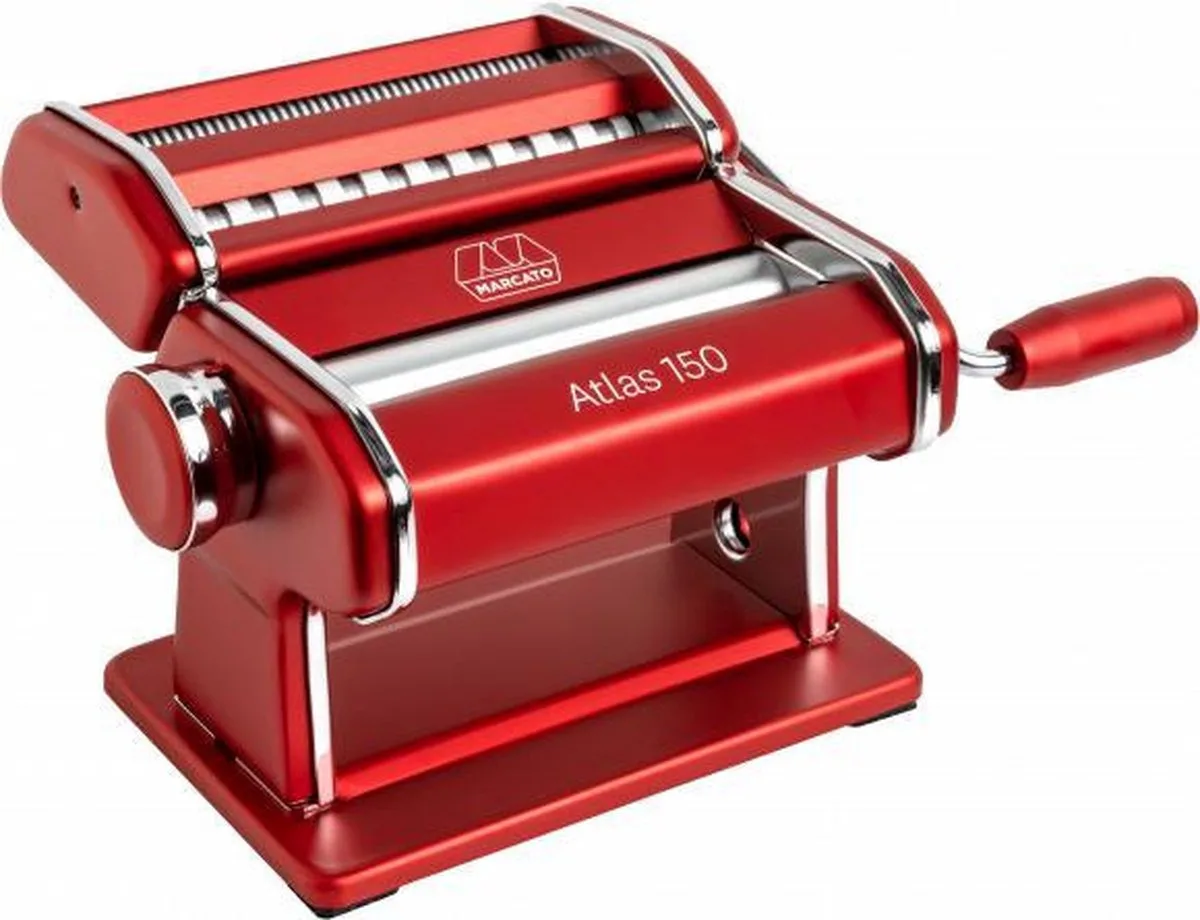 Marcato Atlas 150 Μηχανή Φύλλου/Ζυμαρικών Χειροκίνητη από Μέταλλο AT-150-RSO - Image 1
