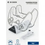 Nacon USB Charging Stand Βάση Φόρτισης για 2 χειριστήρια PS5 Λευκή 900005