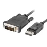 Lanberg Cable DVI-D male - DisplayPort male 3m (CA-DPDV-10CU-0030-BK)