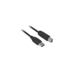 Sharkoon USB 3.0 Cable USB-A male - USB-B male 3m (4044951015658)