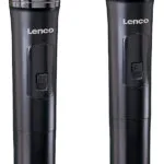 Lenco Μικρόφωνο Karaoke Ασύρματο MCW-020BK Set of 2 MCW-020BK Μαύρο