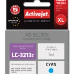 Active Jet Συμβατό Μελάνι Εκτυπωτή InkJet Brother LC-3213C 7ml Κυανό 1τμχ AB-3213CN