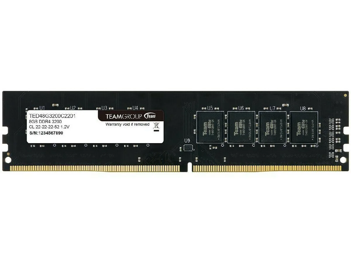 20220309102056_teamgroup_elite_8gb_ddr4_ram_me_sychnotita_3200mhz_gia_desktop_ted48g3200c2201 TeamGroup Elite DDR4 με Module 1x8GB και Ταχύτητα 3200 για Desktop TED48G3200C2201 - Image 1