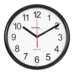 Technoline WT 600 BL Ρολόι Τοίχου Κεραμικό Μαύρο Ø25cm