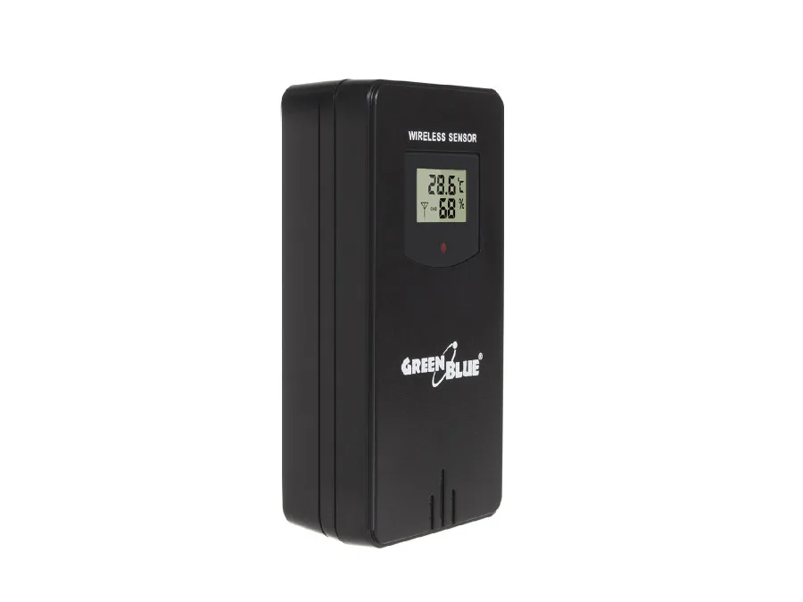 20220309133856_ce75c984 Green Blue GB522 Ασύρματος Μετεωρολογικός Σταθμός Ψηφιακός Επιτραπέζιος Μαύρος - Image 1